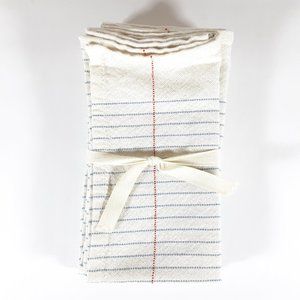 THE WEAVING MILL 4 100% COTTON BINDER PAPERS 8.5" X 11" USE AS NAPKINS CRAFTS BN